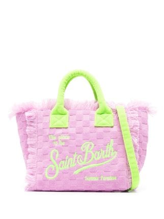Mc2 Saint Barth Vanity Pink Terry Shoulder Bag