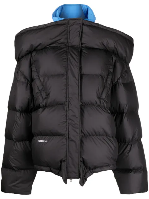 VETEMENTS layered puffer jacket