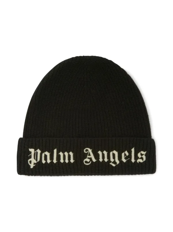 Palm Angels Kids ロゴ ニットビーニー - Farfetch