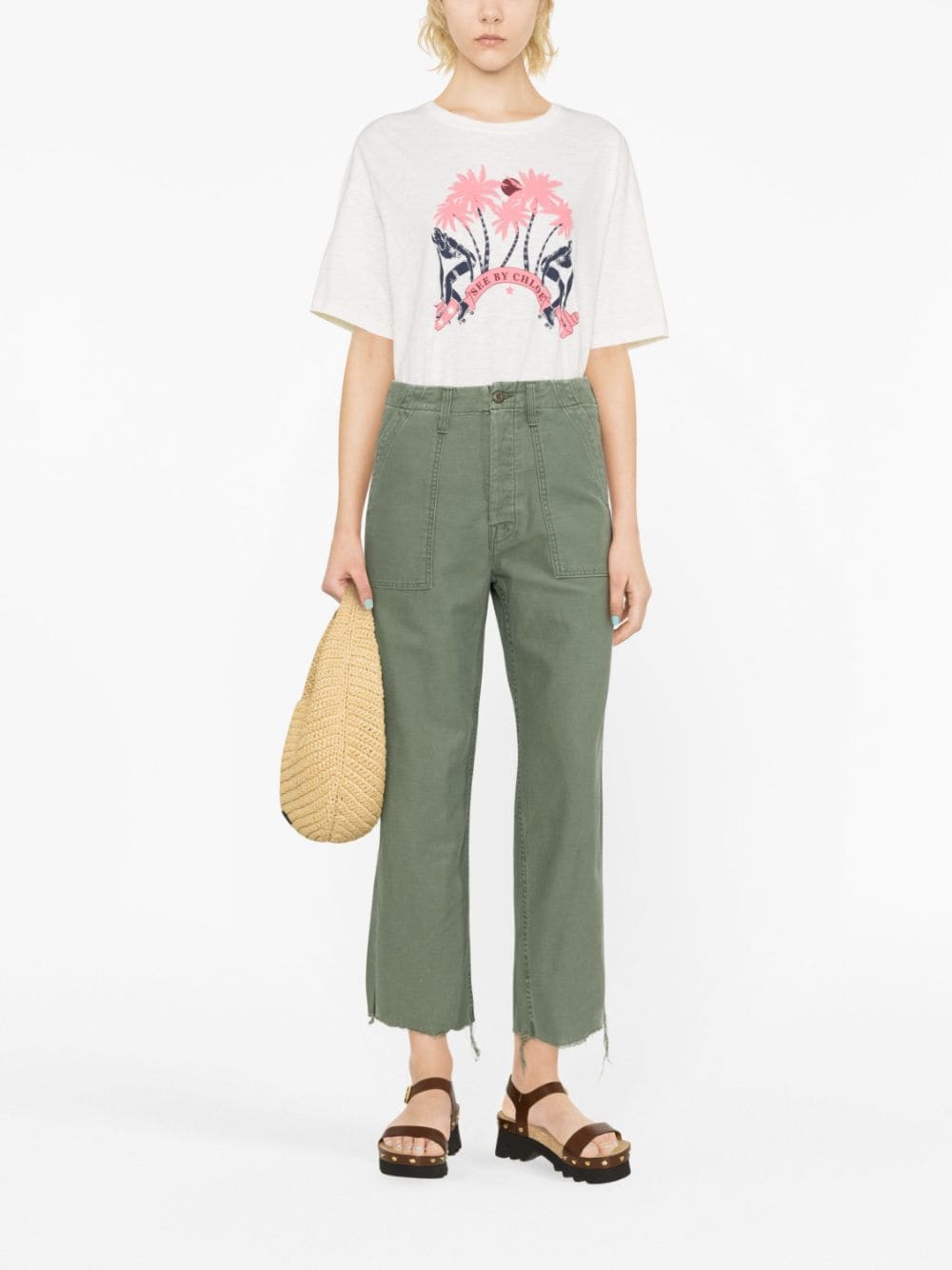 See By Chloé Roller Girls graphic-print T-Shirt - Farfetch