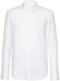 Ferragamo concealed-fastening oxford poplin shirt - White