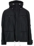 Ferragamo drawstring-hem hooded jacket - Black