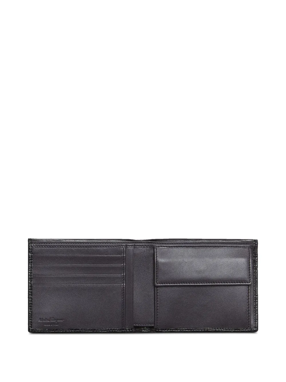 Ferragamo Gancini portemonnee Zwart