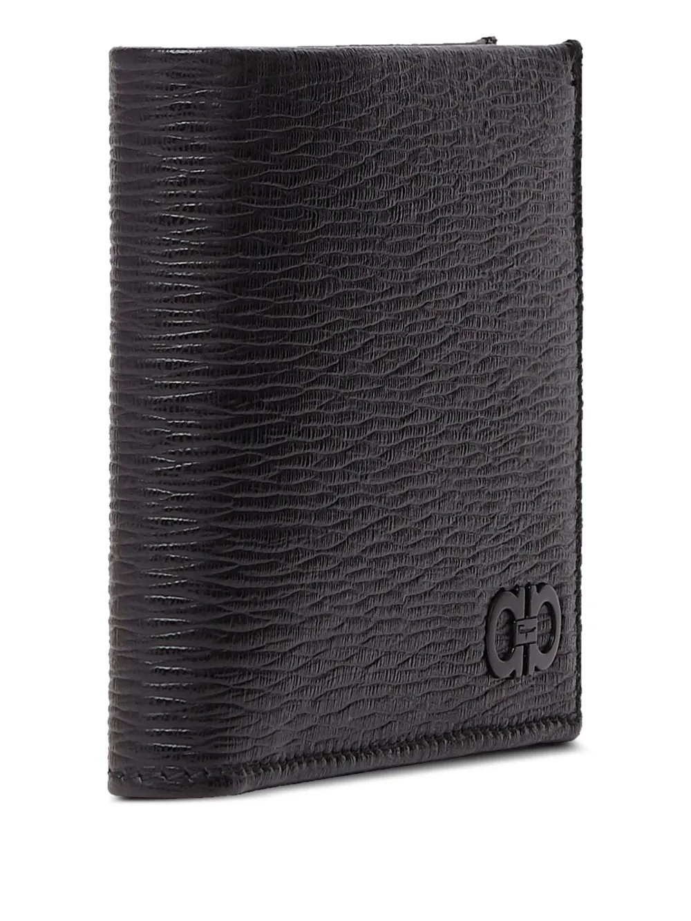 Ferragamo Gancini portemonnee Zwart
