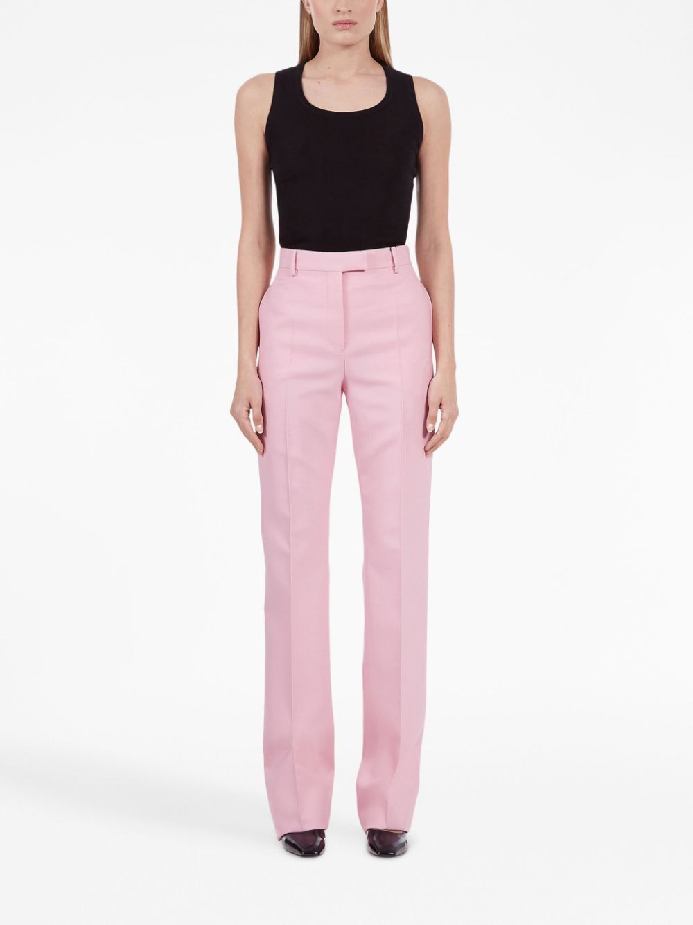 Ferragamo High waist pantalon - Roze