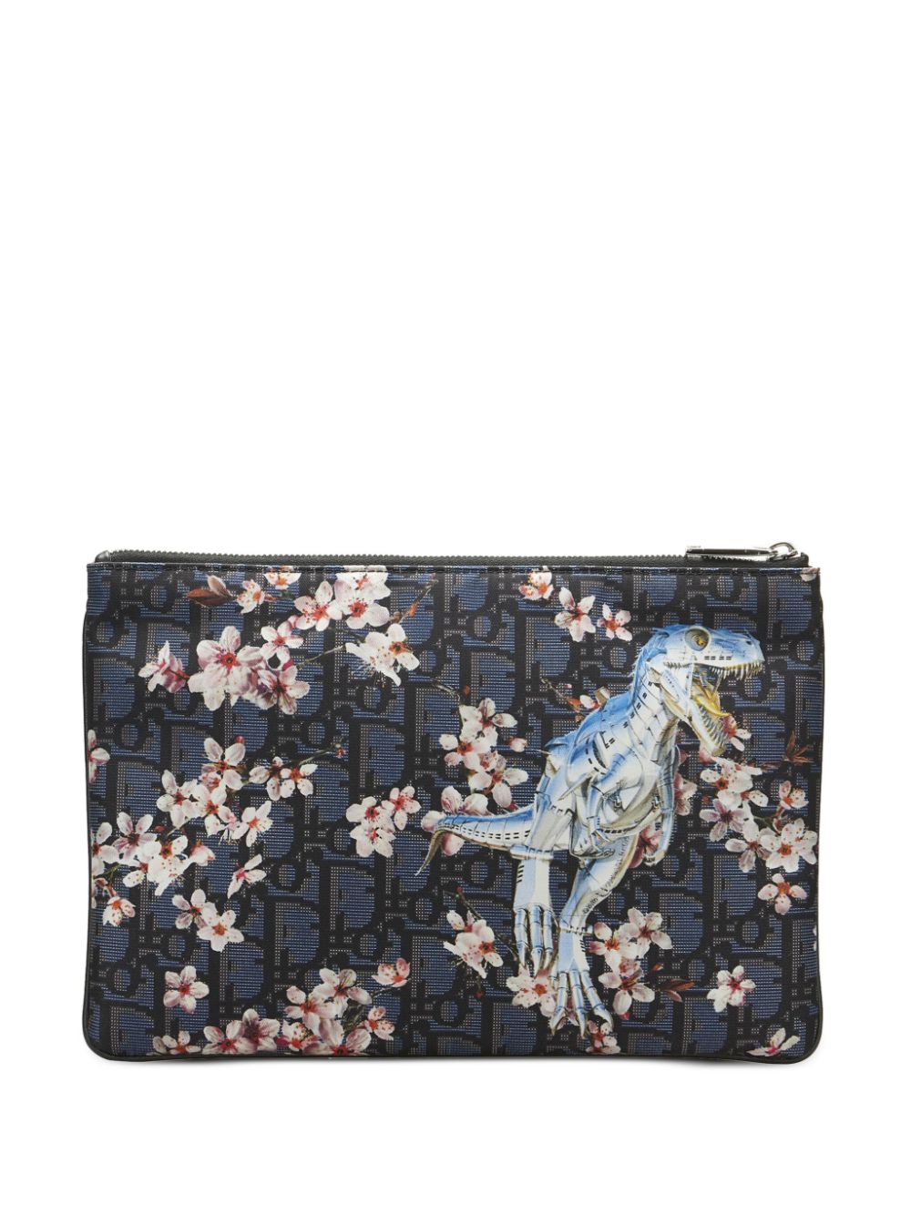 Christian Dior x Hajime Sorayama pre-owned Oblique clutch bag - Blauw