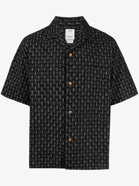 visvim graphic-print short-sleeve shirt