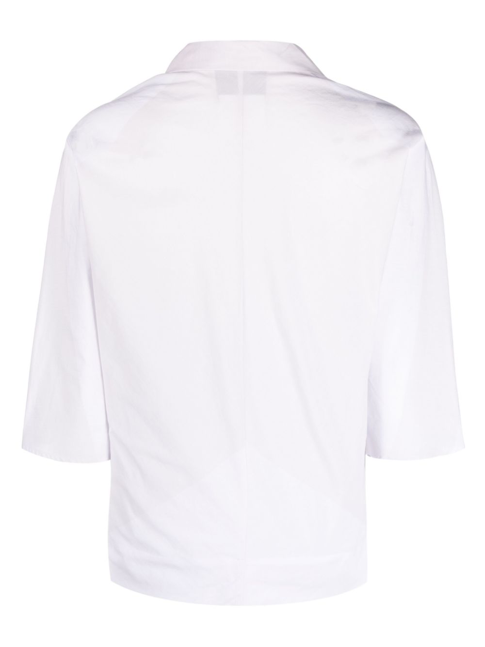 Stephan Schneider half-sleeve cotton shirt - Paars