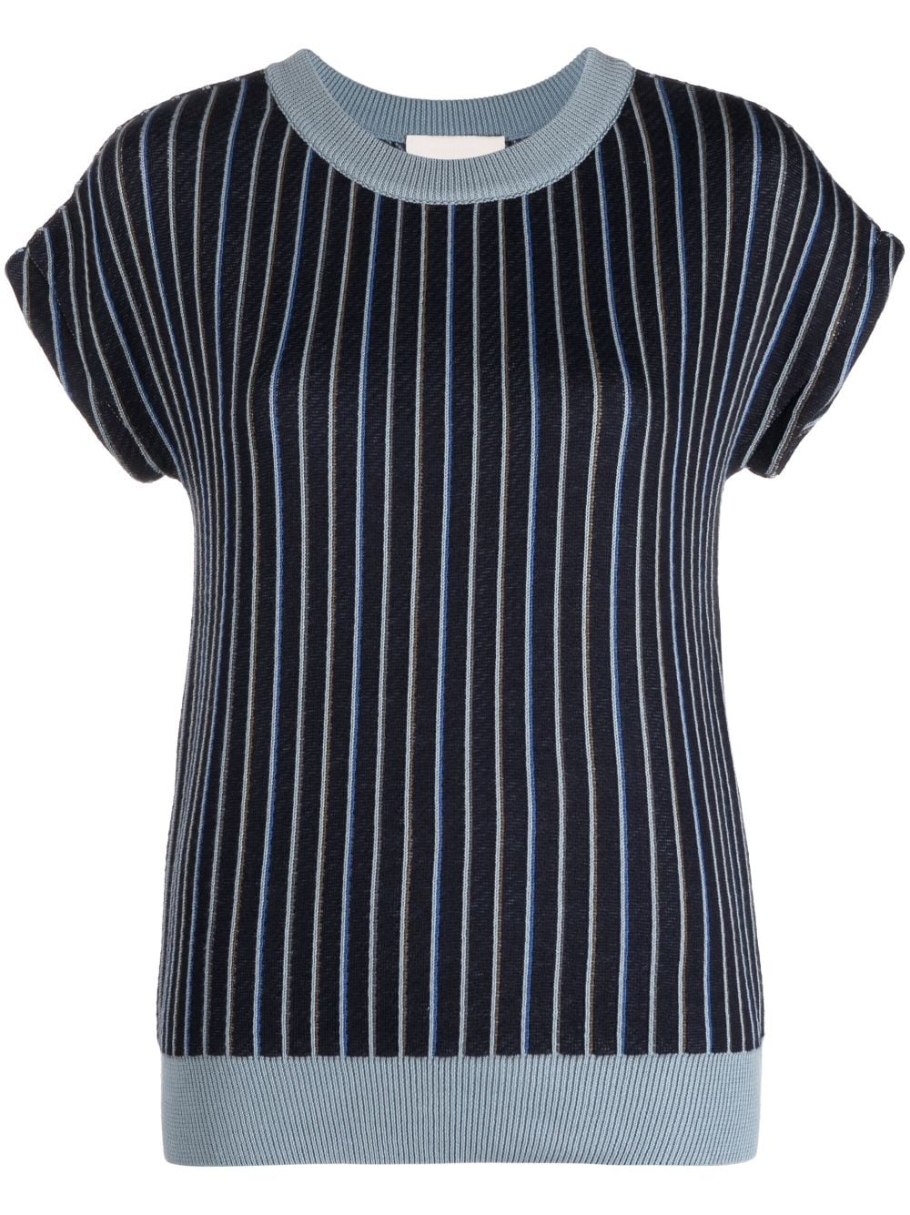 Stephan Schneider striped cotton T-shirt - Blue