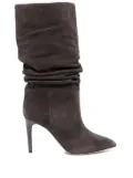 Paris Texas 90mm heeled suede boots - Brown