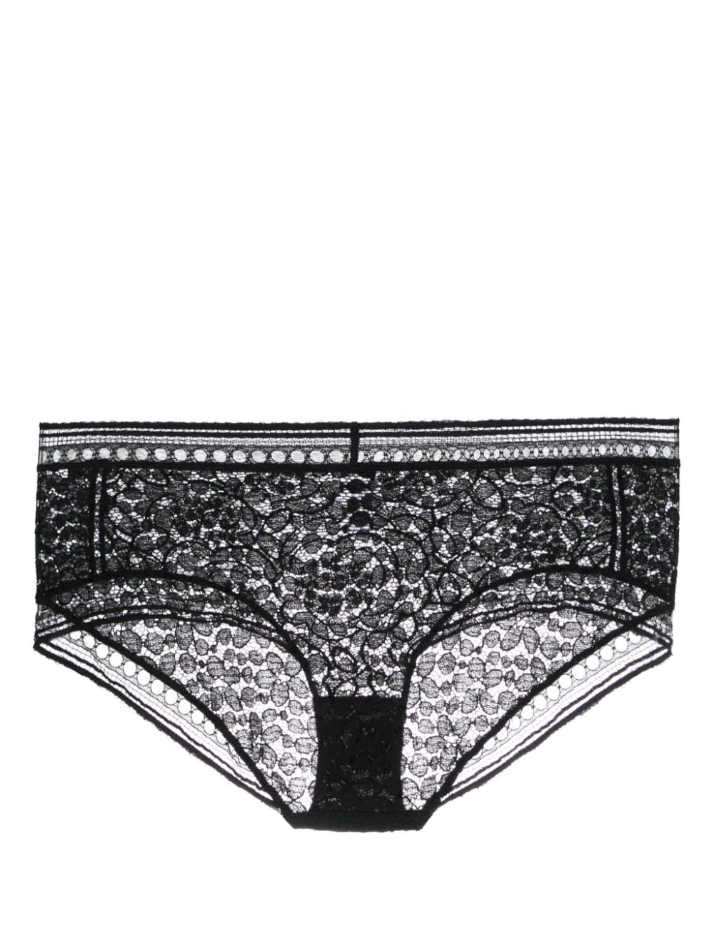 ERES Farandole lace boy shorts - Zwart