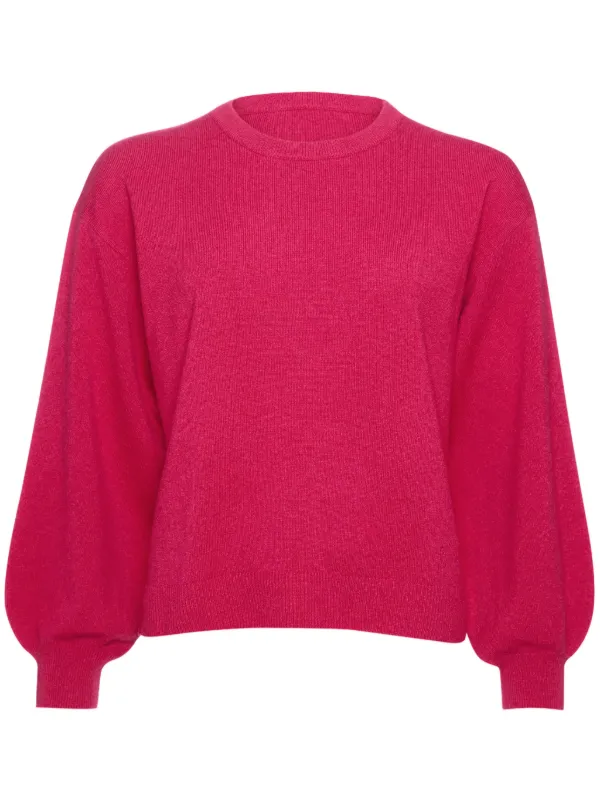 Eres Famous Logo-embroidered Jumper in Pink