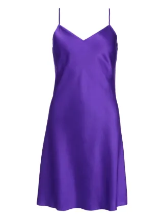 ★SPORTMAX★アウトレット★プリント入りシルクスリップドレス♪ シルクスリップドレス ブラック | daisyking STORE