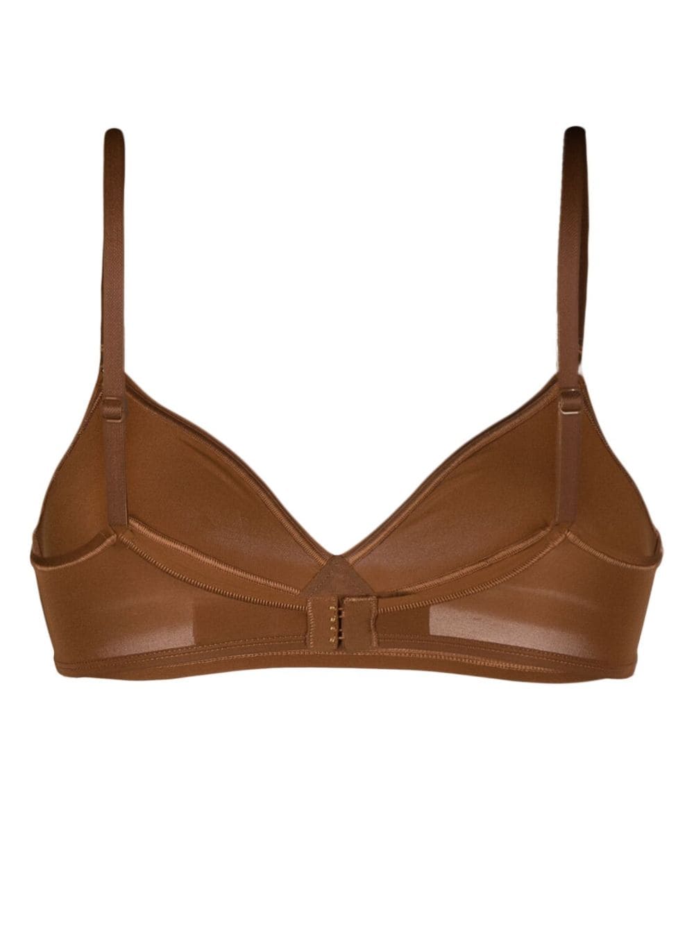 Shop Eres Lydia Soyeux Triangle Bra In Brown