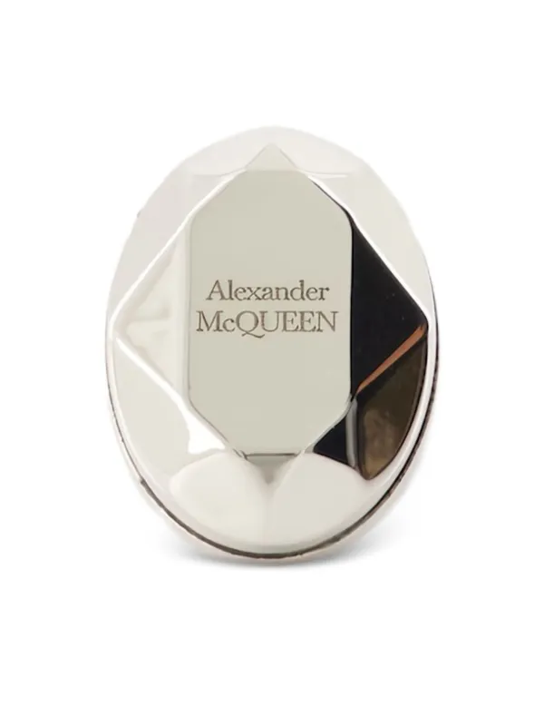 アレキサンダーマックイーンThe Faceted Stoneリング シルバー Alexander McQueen The Faceted Stone リング | シルバートーン