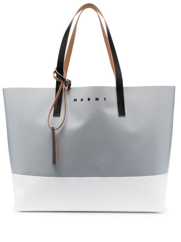 Marni Large Tribeca Leather Tote Bag - Farfetch