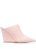 Paris Texas Wanda pointed toe 100mm mules - Pink