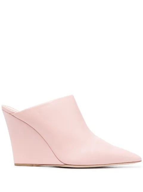 Paris Texas Wanda pointed toe 100mm mules
