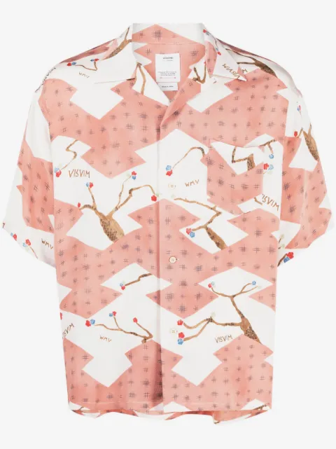visvim graphic-print short-sleeve shirt