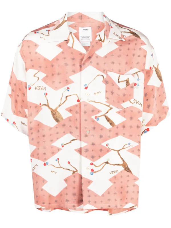 Visvim グラフィック ショートスリーブシャツ | ホワイト | FARFETCH JP