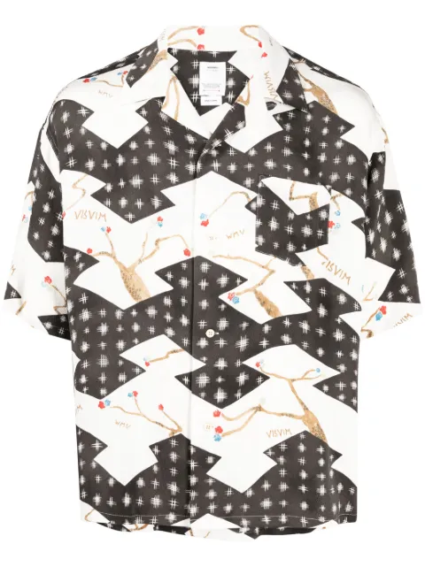 visvim graphic-print short-sleeve shirt