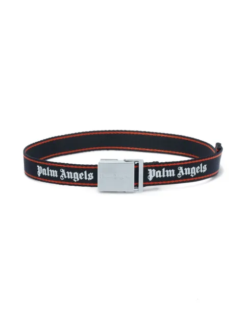 Palm Angels Kids logo-print tape belt