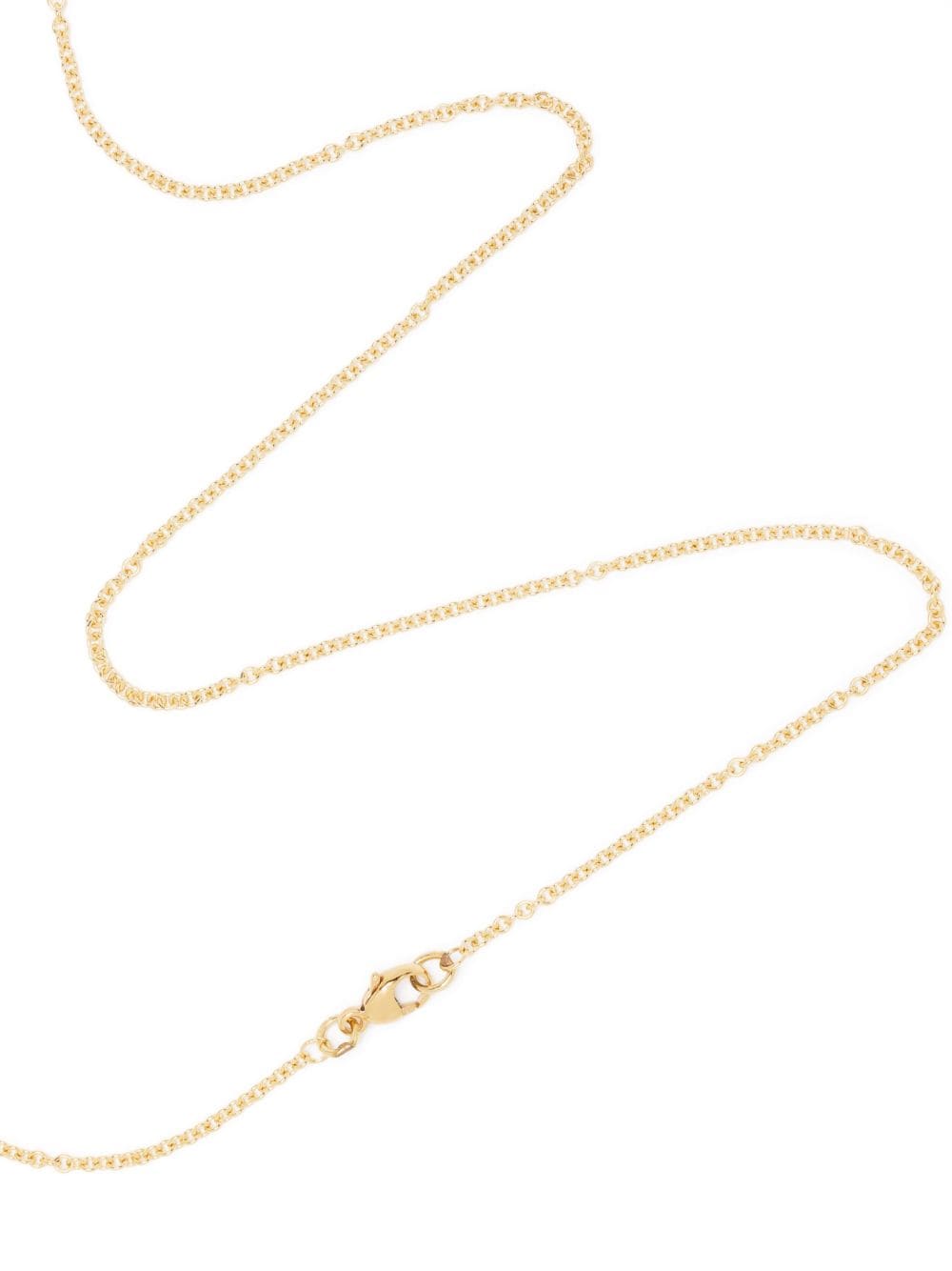 Shop Kiki Mcdonough 18kt Yellow Gold Kiki Cushion Diamond And Citrine Pendant Necklace