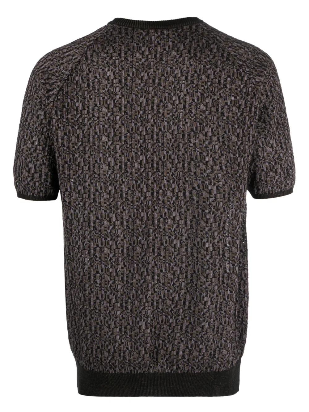 Stephan Schneider patterned-jacquard knit jumper - 305 campfire