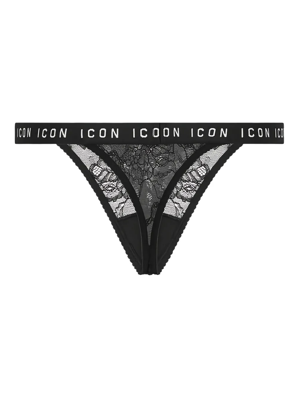 DSQUARED2 laced briefs - Zwart