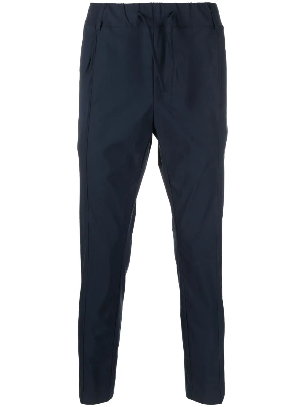 Daniele Alessandrini straight -eg drawstring-waistband trousers - Blue