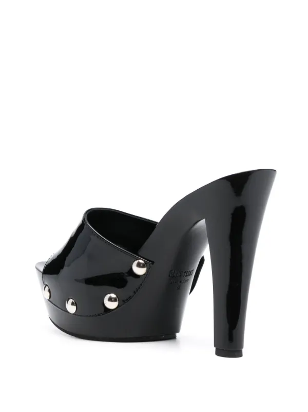 Studded mules best sale heels