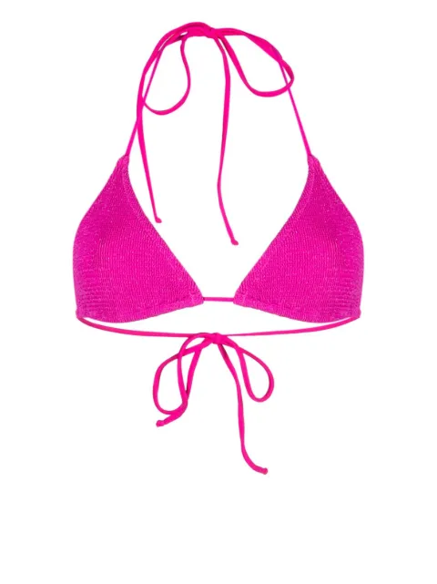 MC2 Saint Barth top de bikini con efecto agrietado