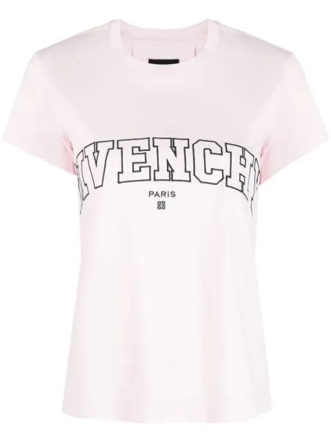 Givenchy logo-embroidered cotton T-shirt