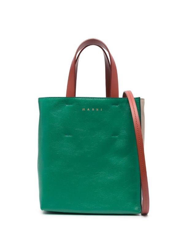 Marni Museo Leather Tote Bag - Farfetch