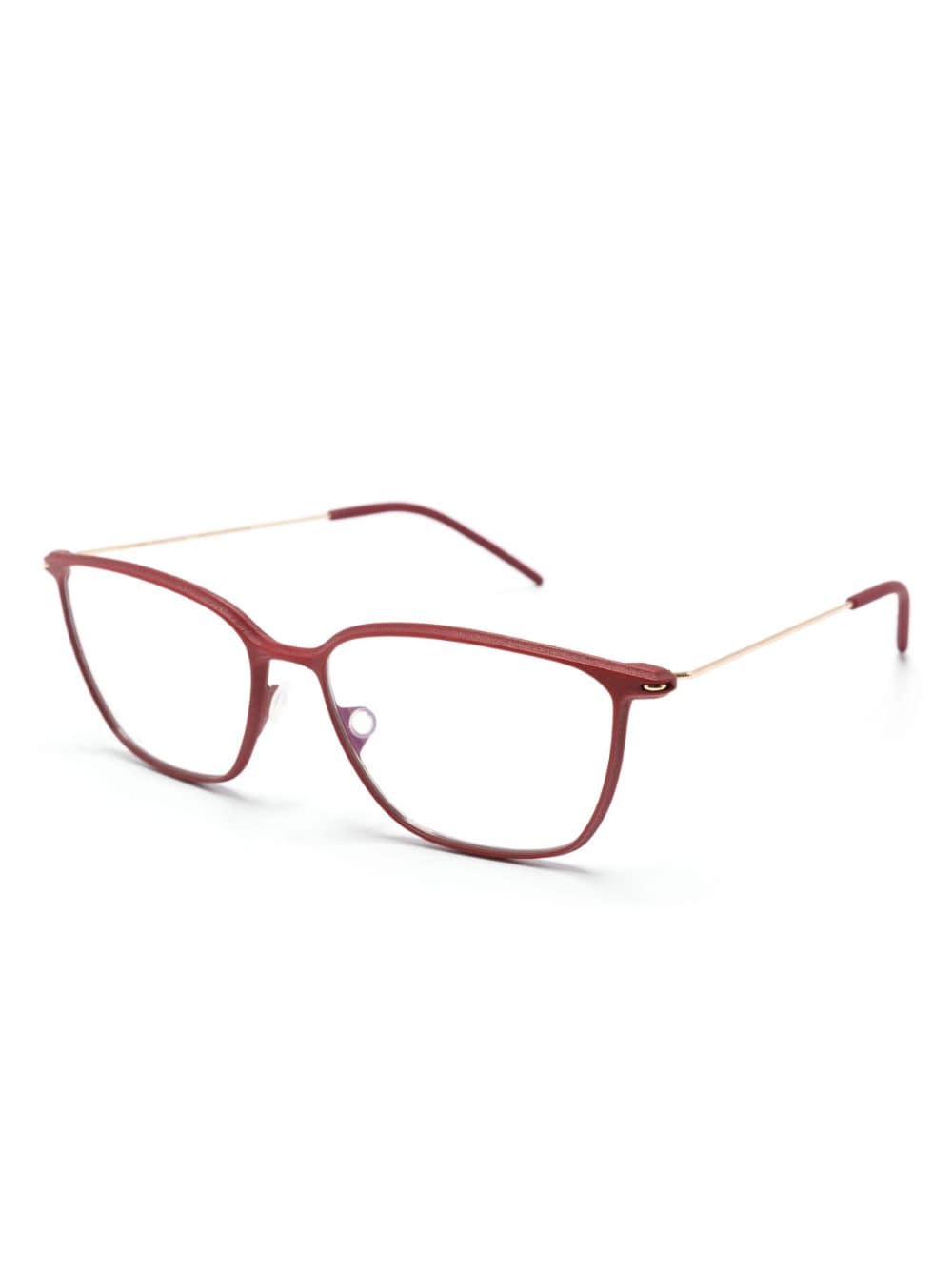 Orgreen Across the Universe rectangular-frame glasses - Rood