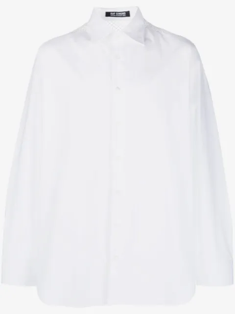 Raf Simons skjorta med meshdetalj