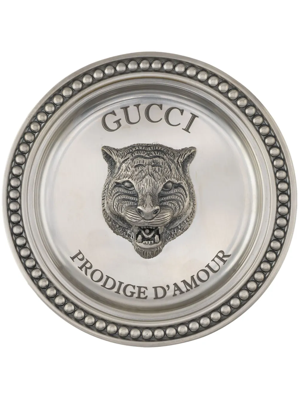 Gucci Tiger Head 熏香炉 In Silver