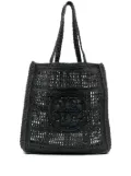 Tory Burch Ella crochet tote bag - Black