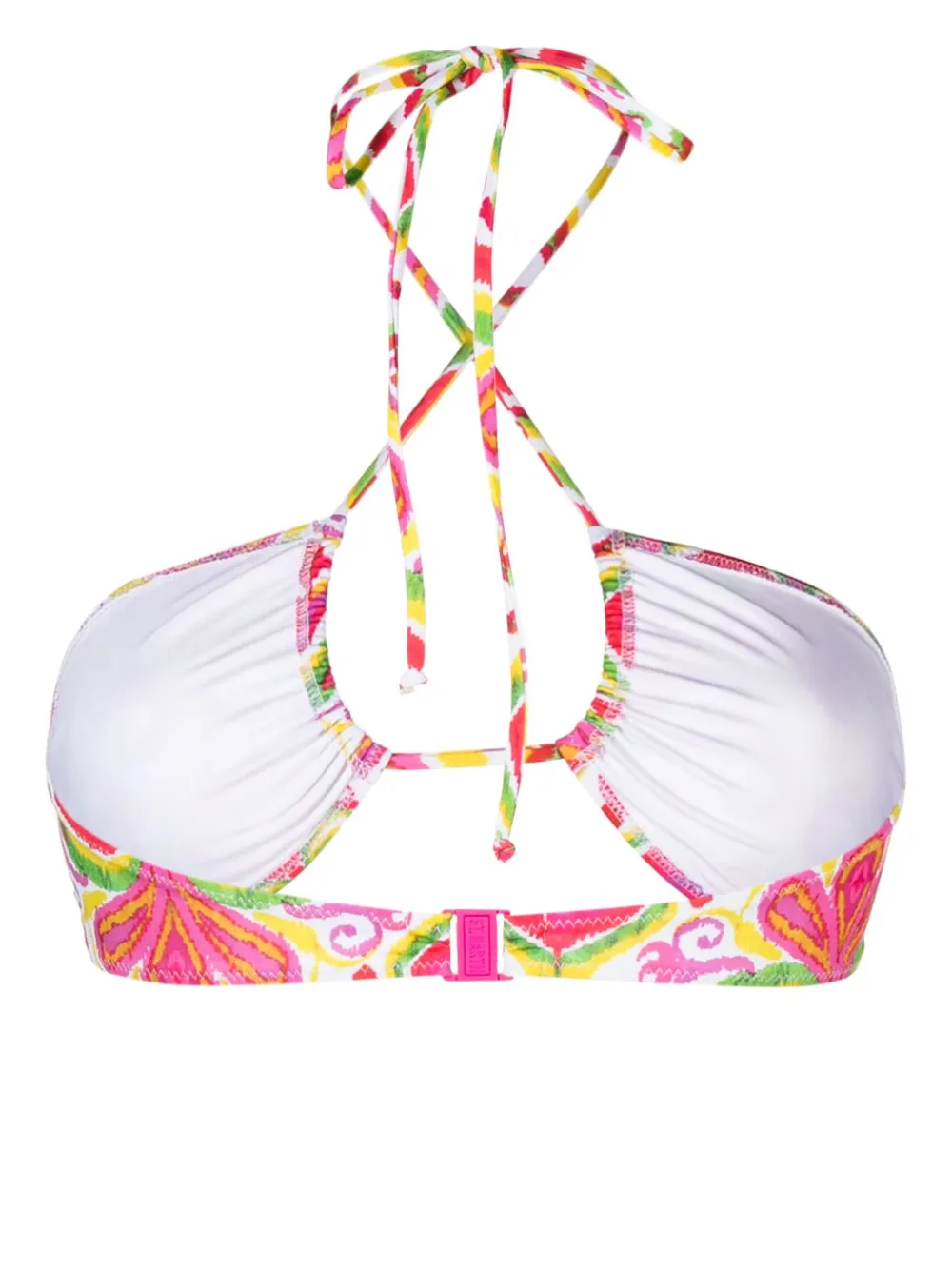 MC2 Saint Barth Bikinitop met abstracte print - Wit