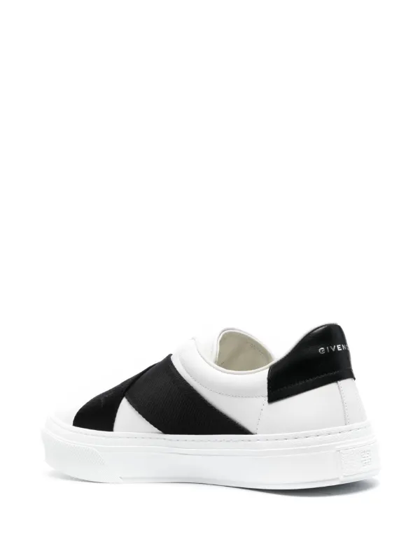 【GIVENCHY】 CITY SMOOTH LEATHER SLIP-ON SNEAKERS Givenchy City Sport Leather Sneakers | White | FARFETCH