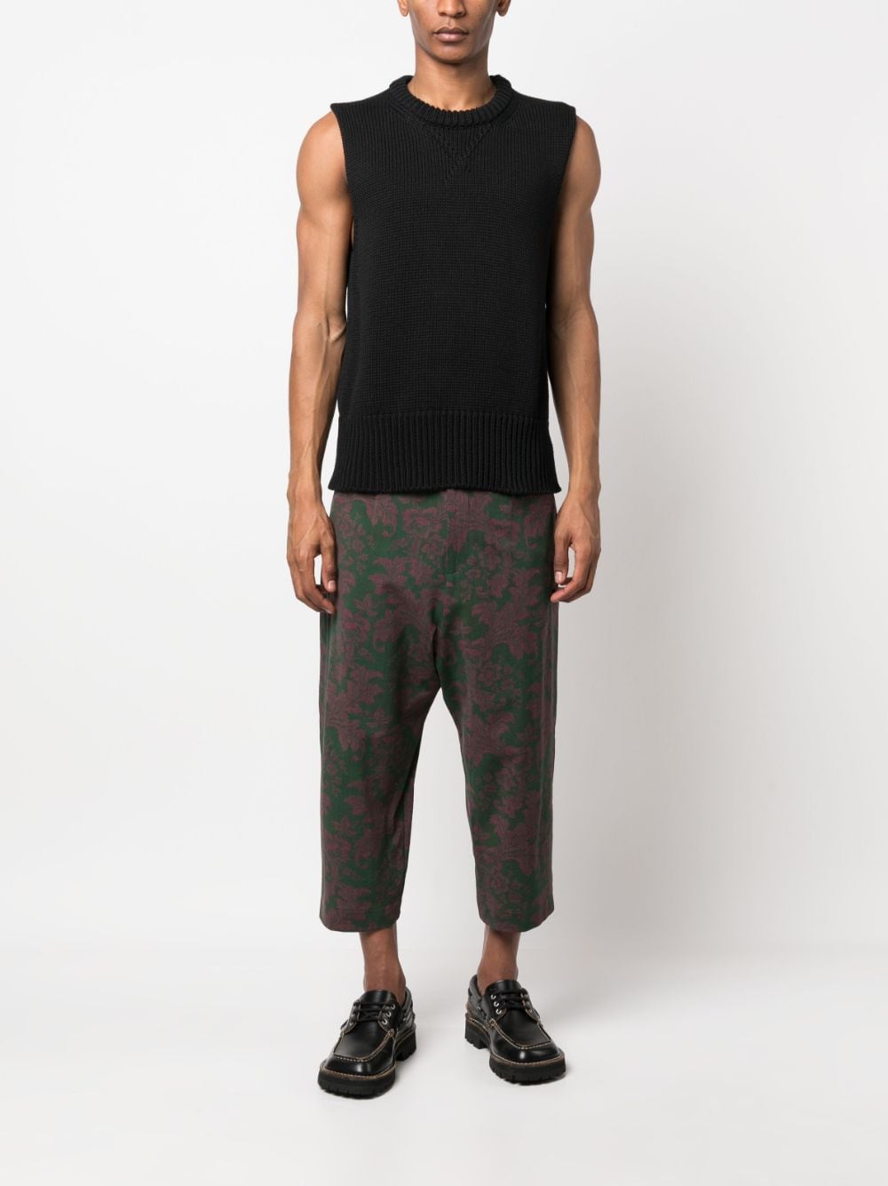 Pierre-Louis Mascia floral-print trousers - Groen