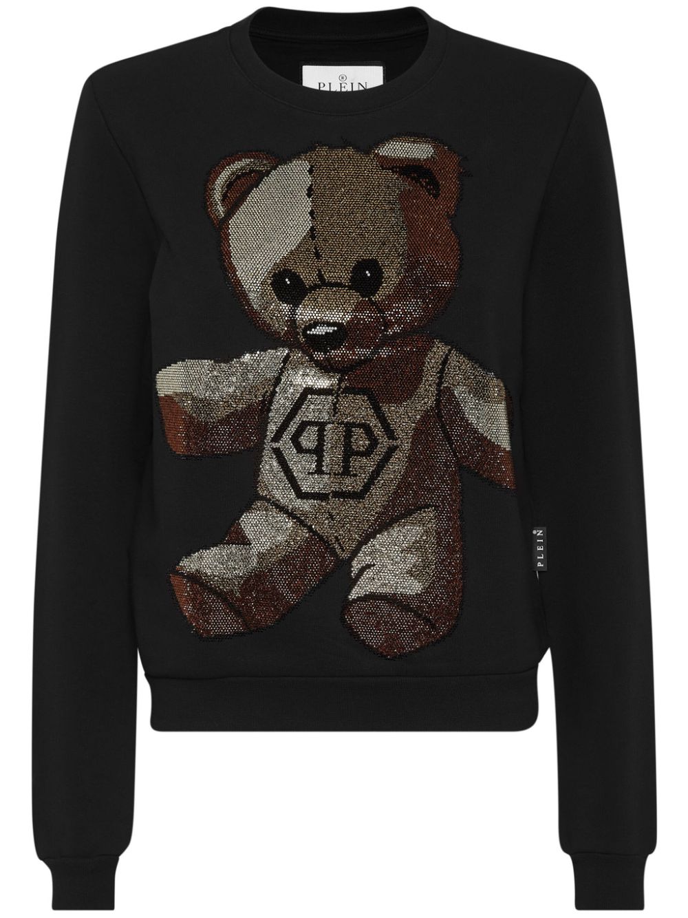 Philipp Plein Teddy Bear crystal-embellished sweatshirt Women