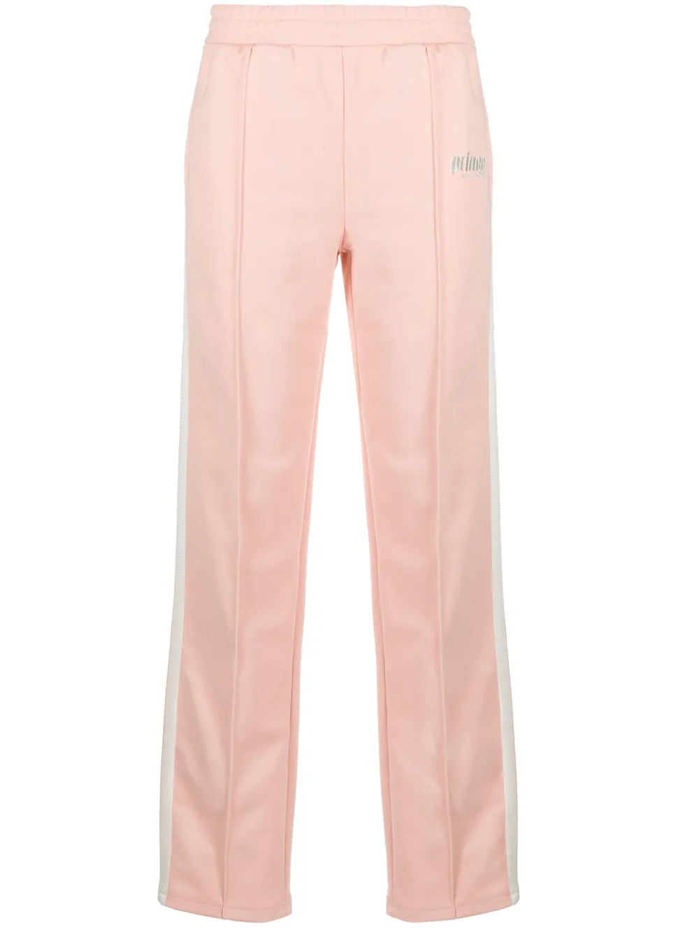 Sporty And Rich Logo-embroidered Straight-leg Track Pants In Pink