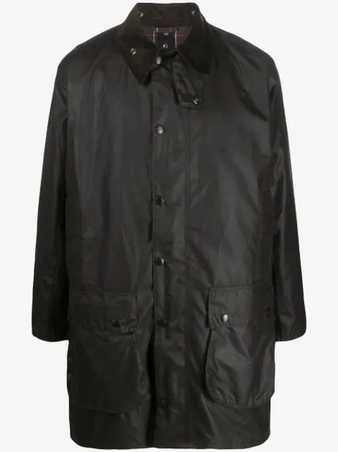 Barbour Northumbria® constrast-collar wax jacket