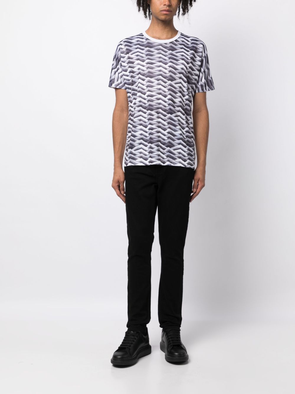Shop Private Stock The Serpente Short-sleeve T-shirt In White