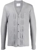 Private Stock The Antoine striped cardigan - Grey