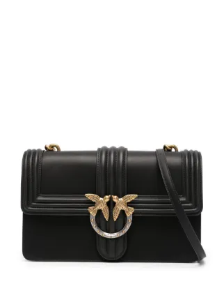PINKO Black Lamb Ovis Aries Aries Handbag