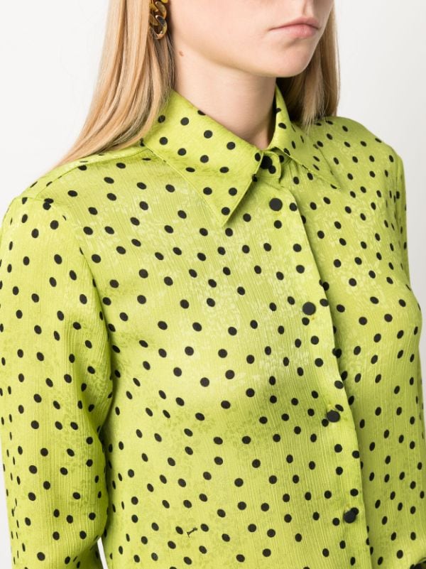 Yellow Polka Dot Blouse