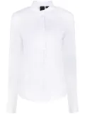 PINKO pointed-collar stretch-cotton shirt - White