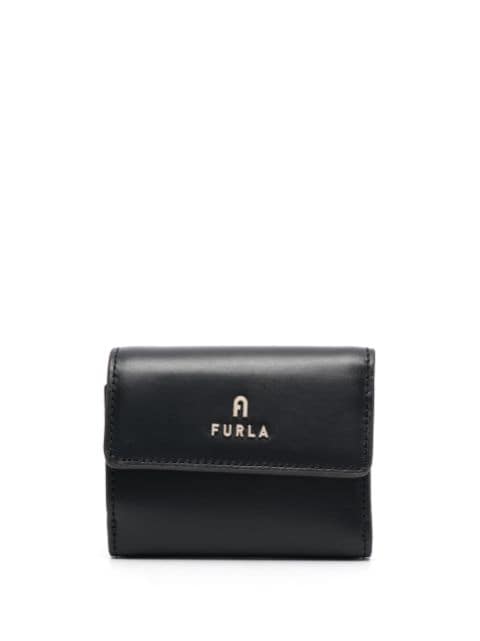 Furla logo-lettering leather wallet 